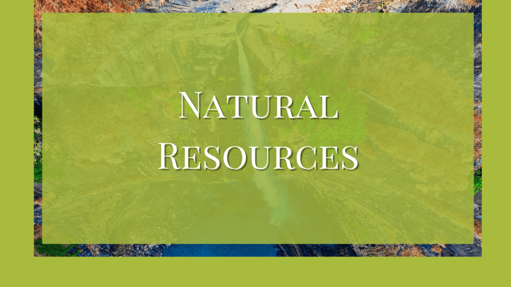 describe natural resources