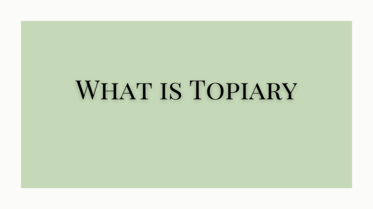 What is Topiary