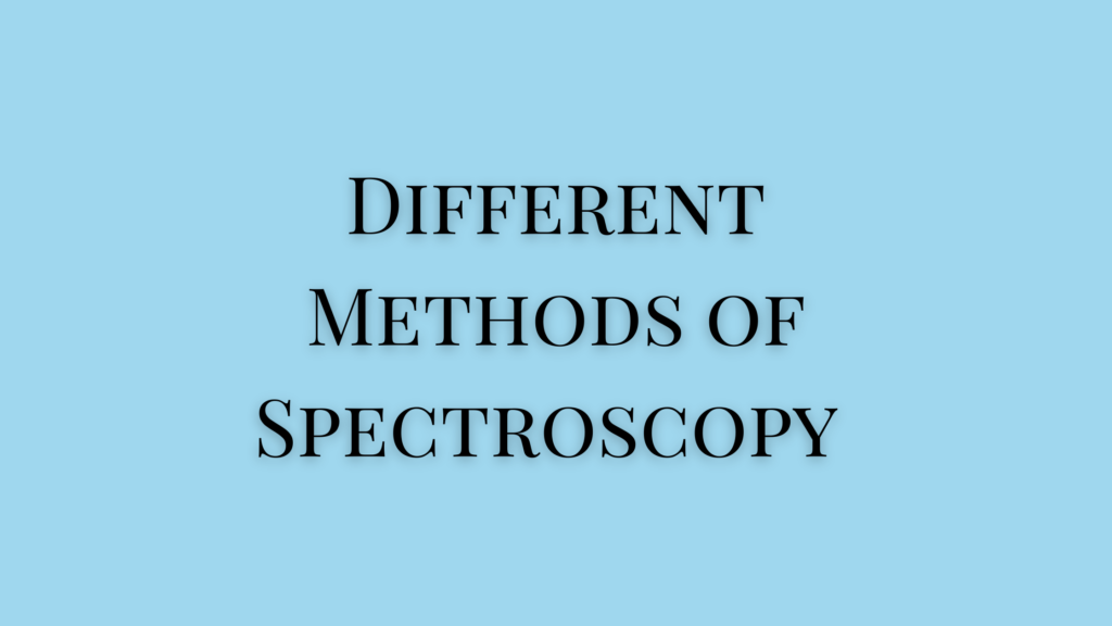 spectroscopy in pharmacognosy