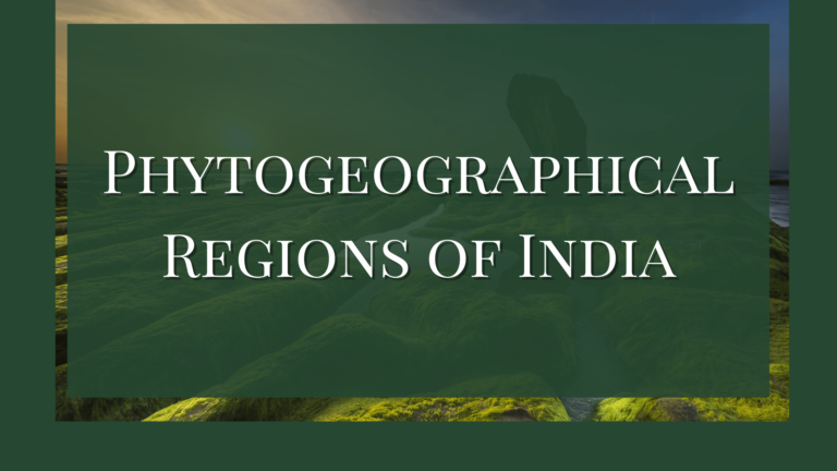 phytogeographical regions of India