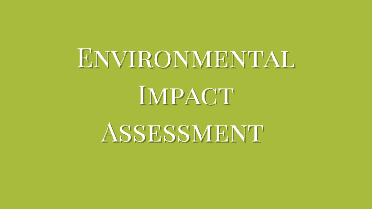 What is Environmental Impact Assessment or EIA