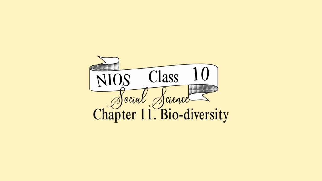 NIOS Social Science Class 10 Chapter 11 Solutions