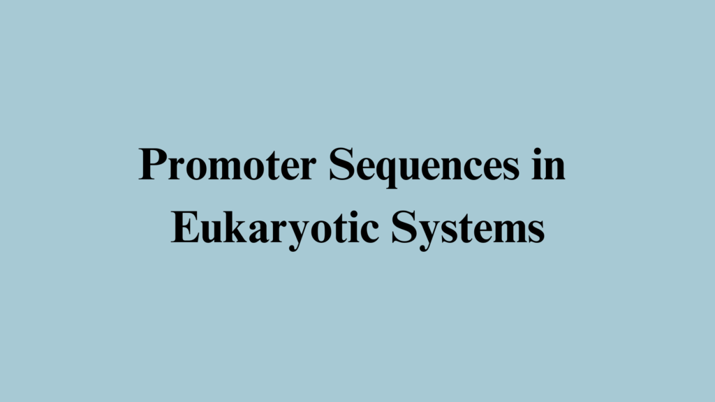 promoter sequence